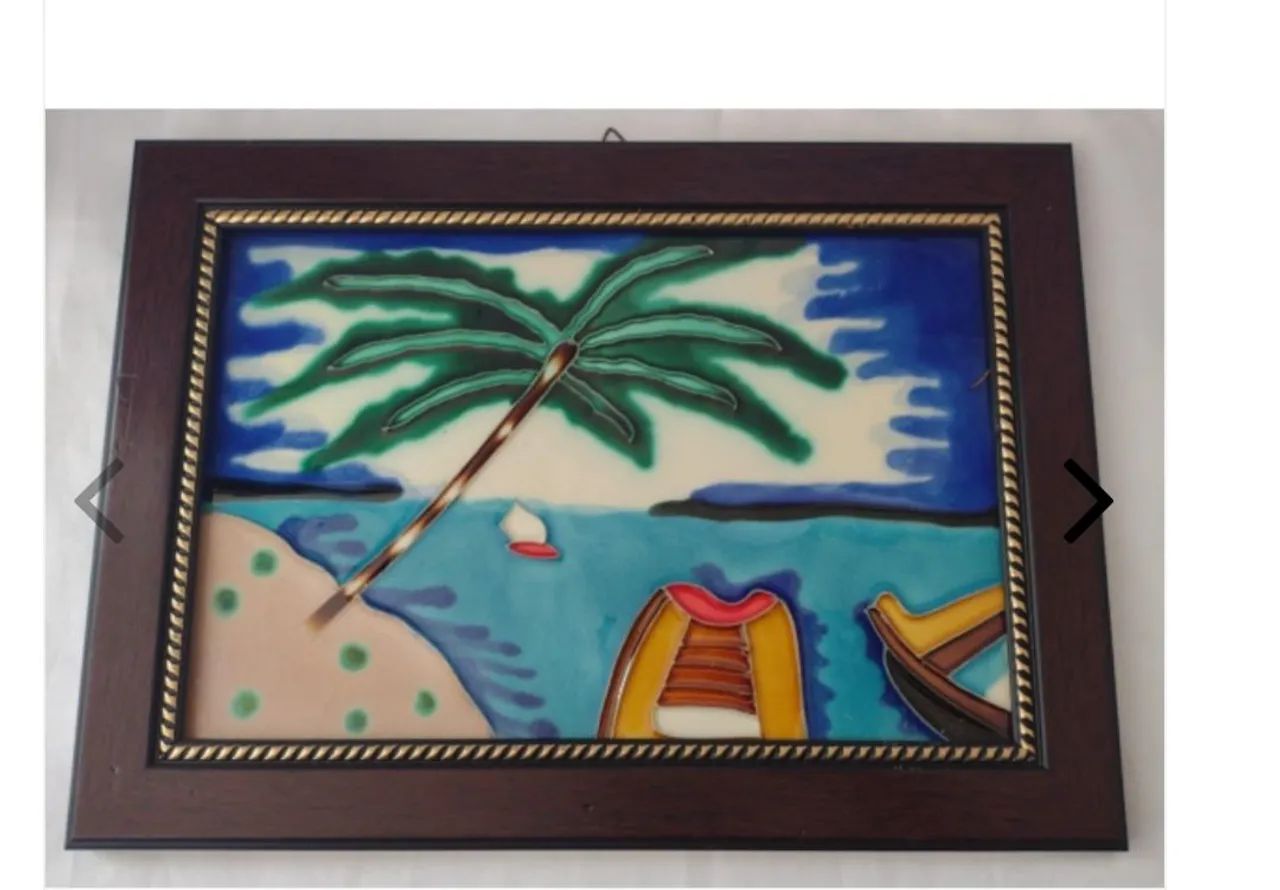 Quadro Decorativo em azulejo raríssimo