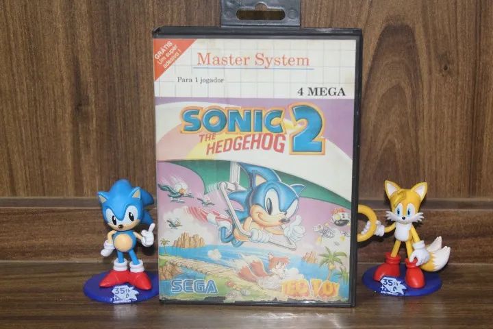 SONIC THE HEDGEHOG 2 - MASTER SYSTEM - ORIGINAL TEC TOY