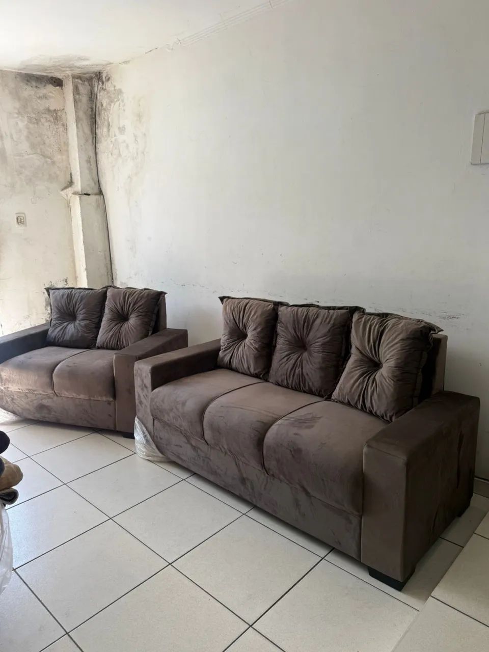 Sofá 3 lugares e 2 lugares 