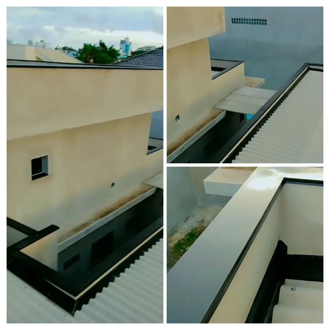Fabricação e instalação de Calhas, Rufos, Pingadeiras.