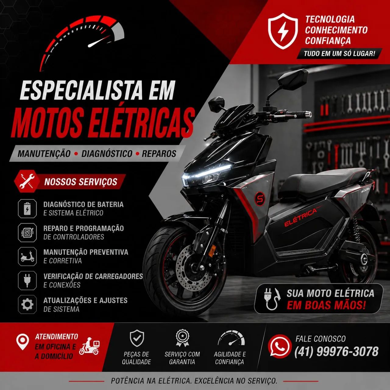 Mecânico de motos Eletricas 