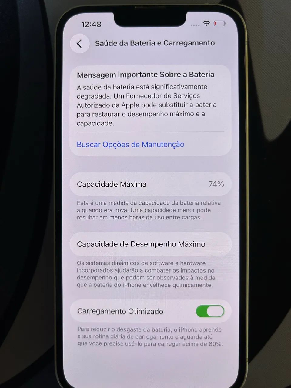 Vende-se iPhone 13 128g 74% bateria ? - Foto 3