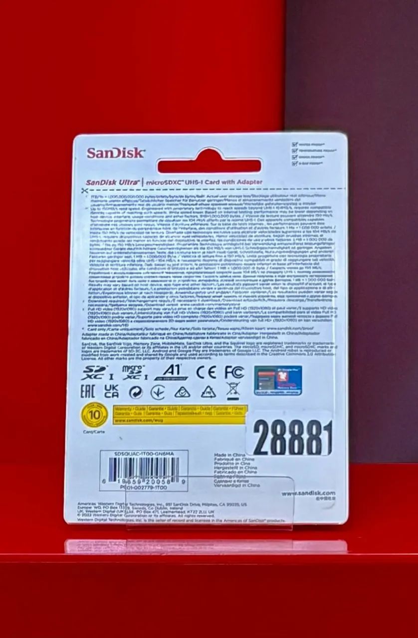SanDisk Micro SD - Ultra - 150MB/S - 1 TB - Foto 2