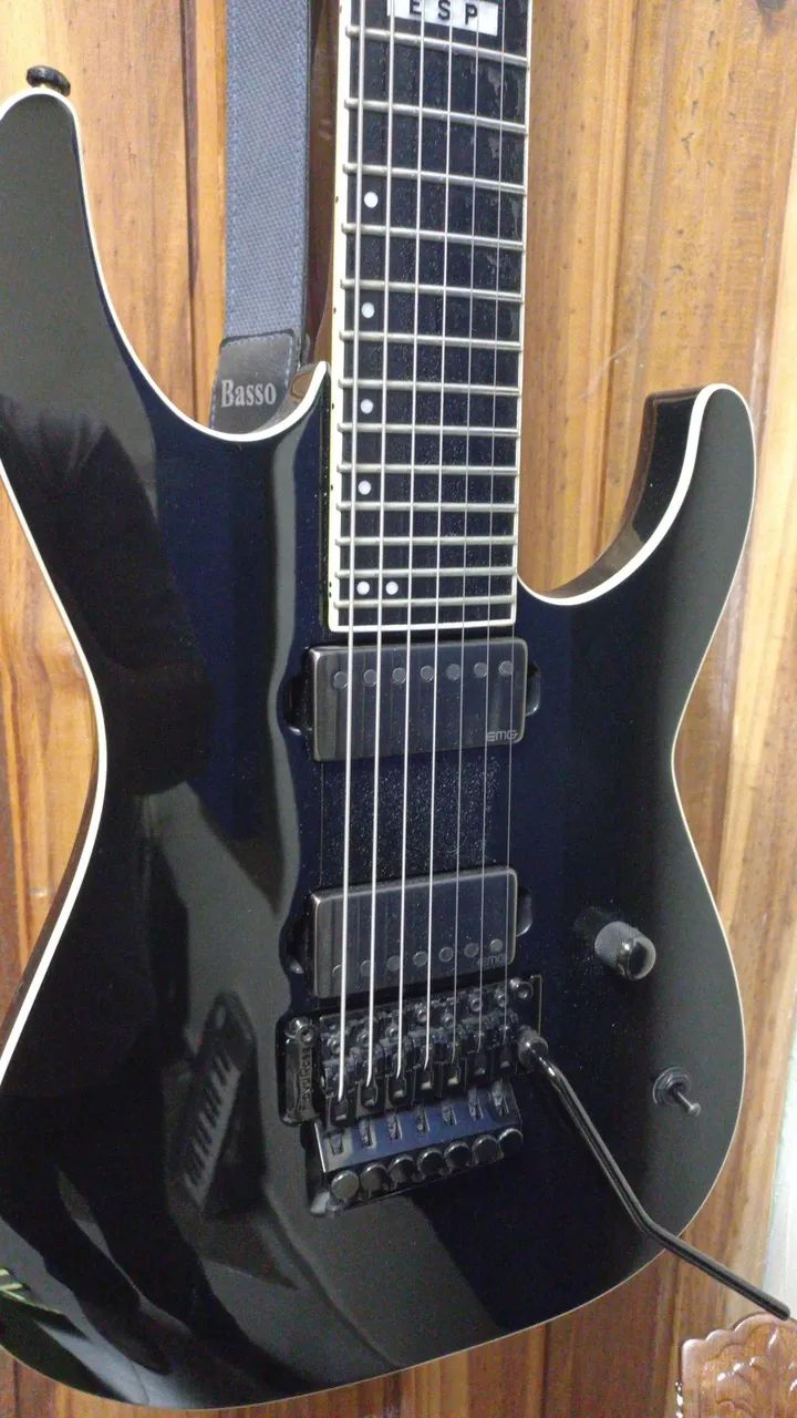 Guitarra 7 cordas ESP E2 M2 japonesa