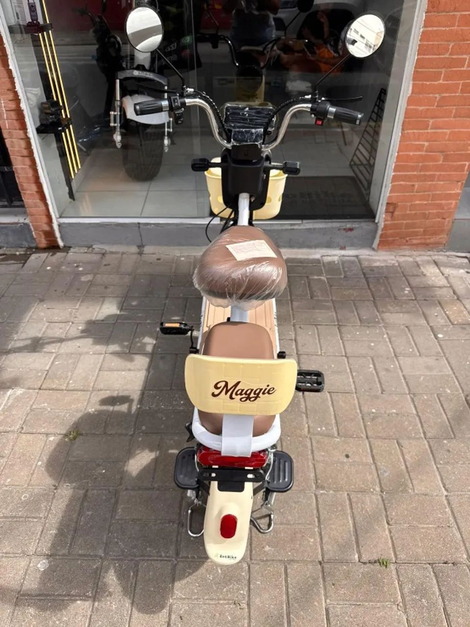 bicicleta elétrica scooter nova - Foto 4