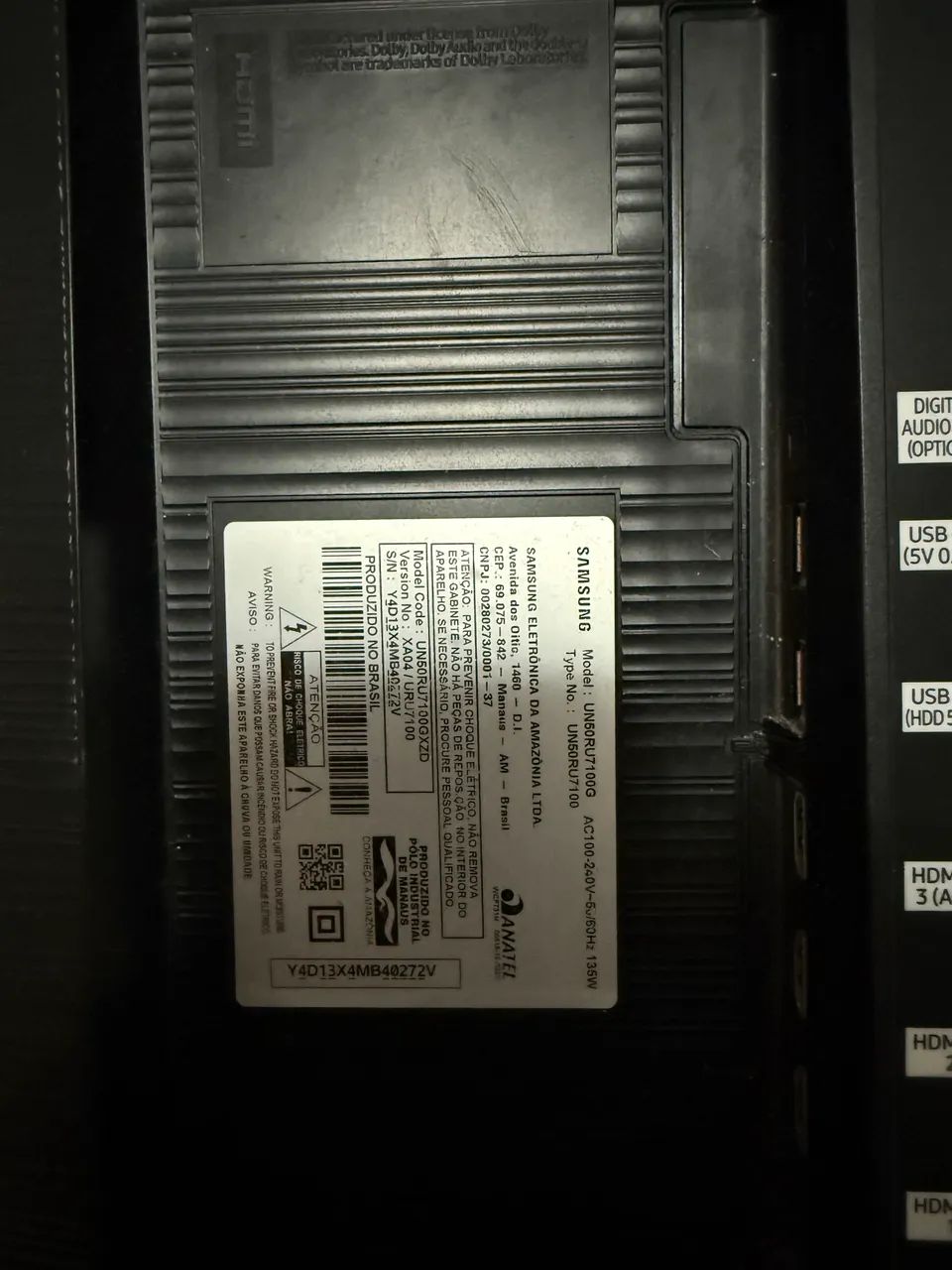TV Samsung 50? 4K UHD ? com defeito - Foto 3