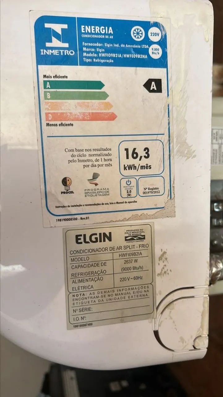 Ar condicionado 9.000 btus - Foto 3