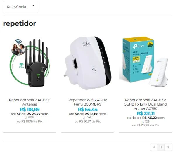 Repetidor Wifi à partir de R$60,00 - Pronta Entrega
