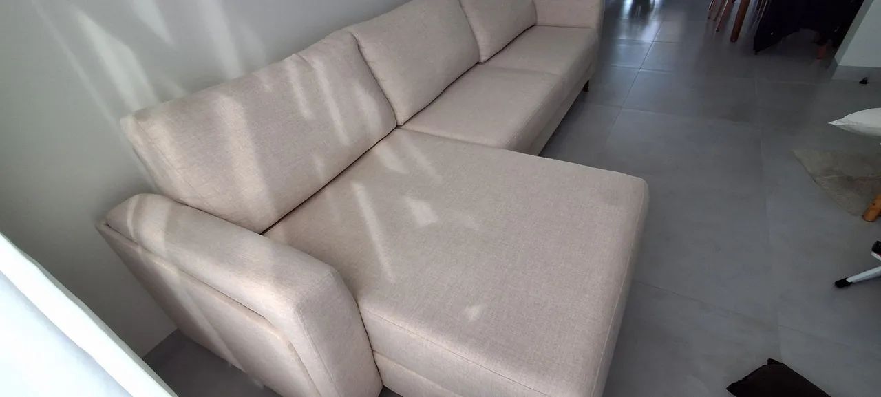SOFA COM CHAISE DE 3 METRO "SUPER NOVO" - Foto 3