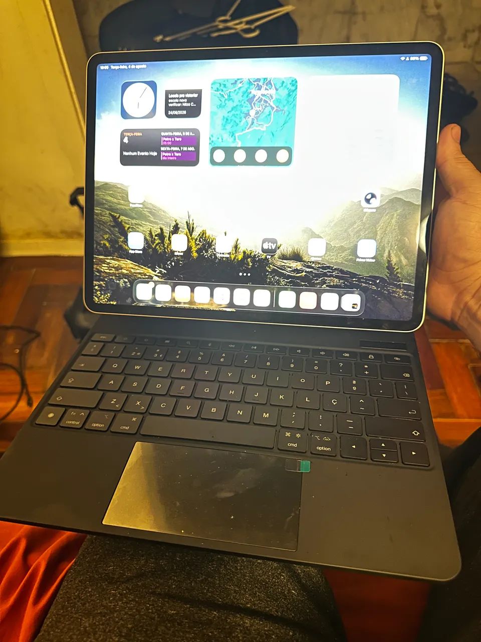 Vendo iPad Air m3 128gb de 13 polegadas, na garantia  - Foto 4