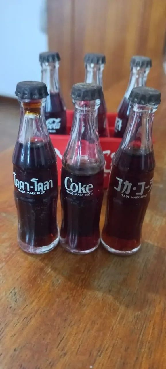 Mini Garrafas Coca + engradado - Foto 5