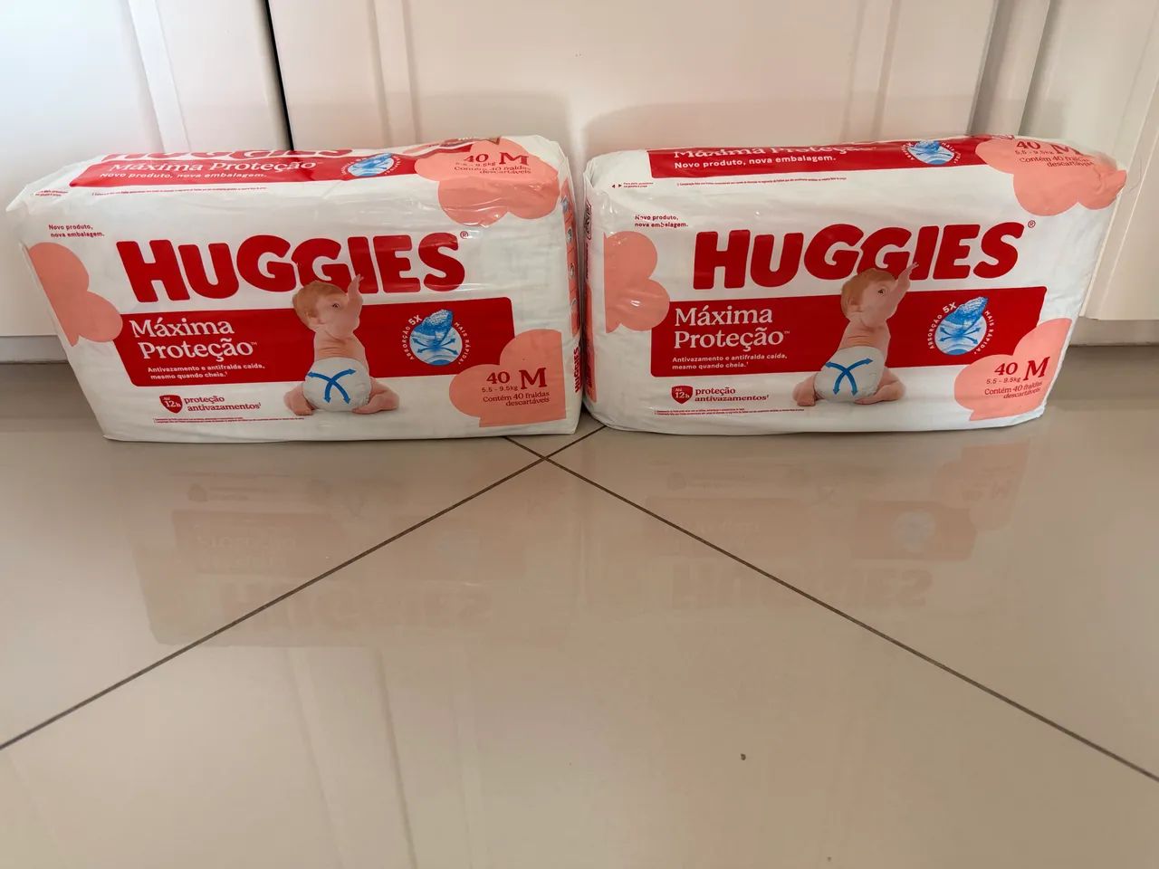 Fraldas Huggies Máxima Proteção - Tamanho M