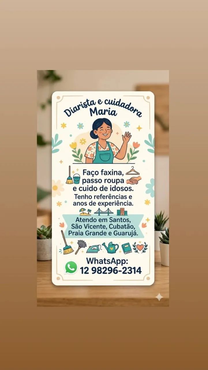 Diarista e cuidadora Maria - Foto 2
