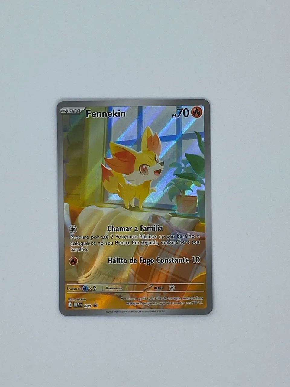 Carta Pokémon Fennekin 080 Caos Ascendente 