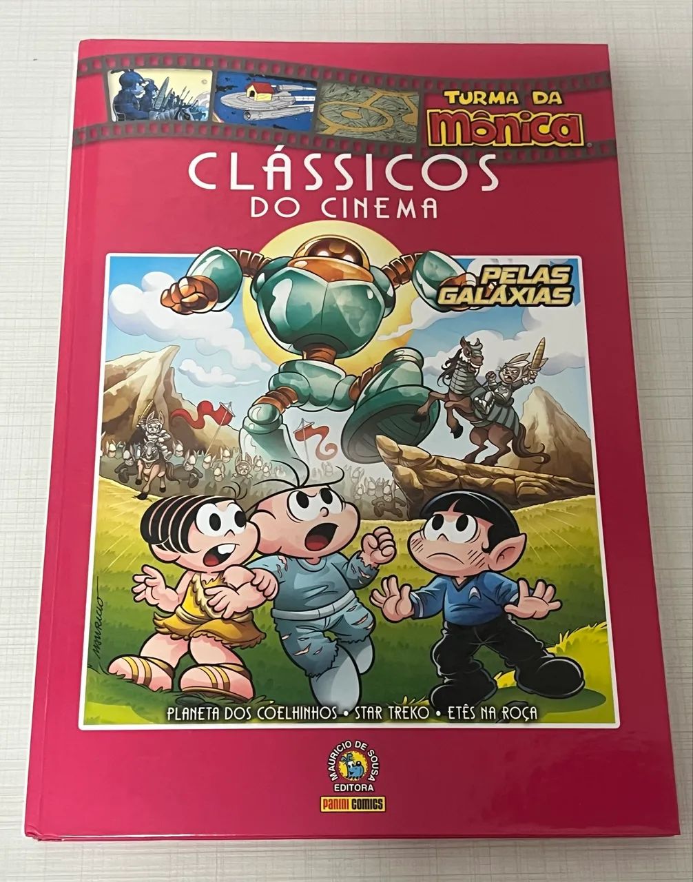classicos do cinema turma da mônica capa dura pelas galaxias