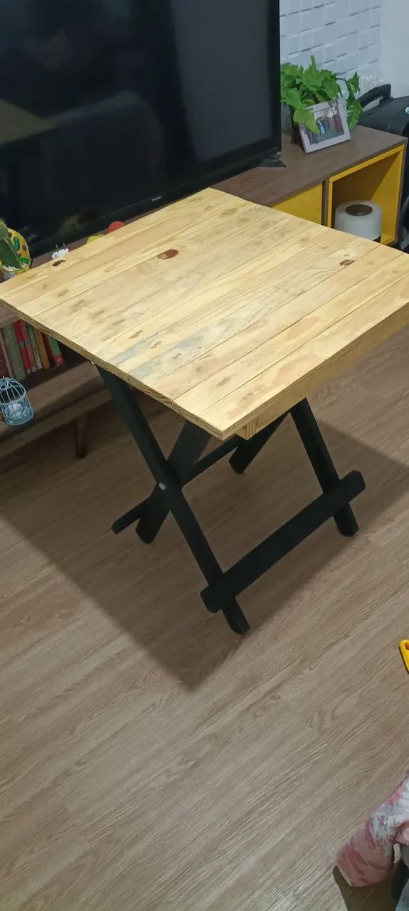 Mesa 60x60 Pinus Aparelhado Qualidade - Foto 5