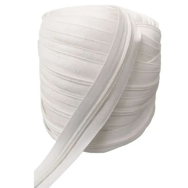 Kit 5 Metros De Zíper Nylon Preto e Branco N5 E 10 Unidades De Cursor - Foto 2