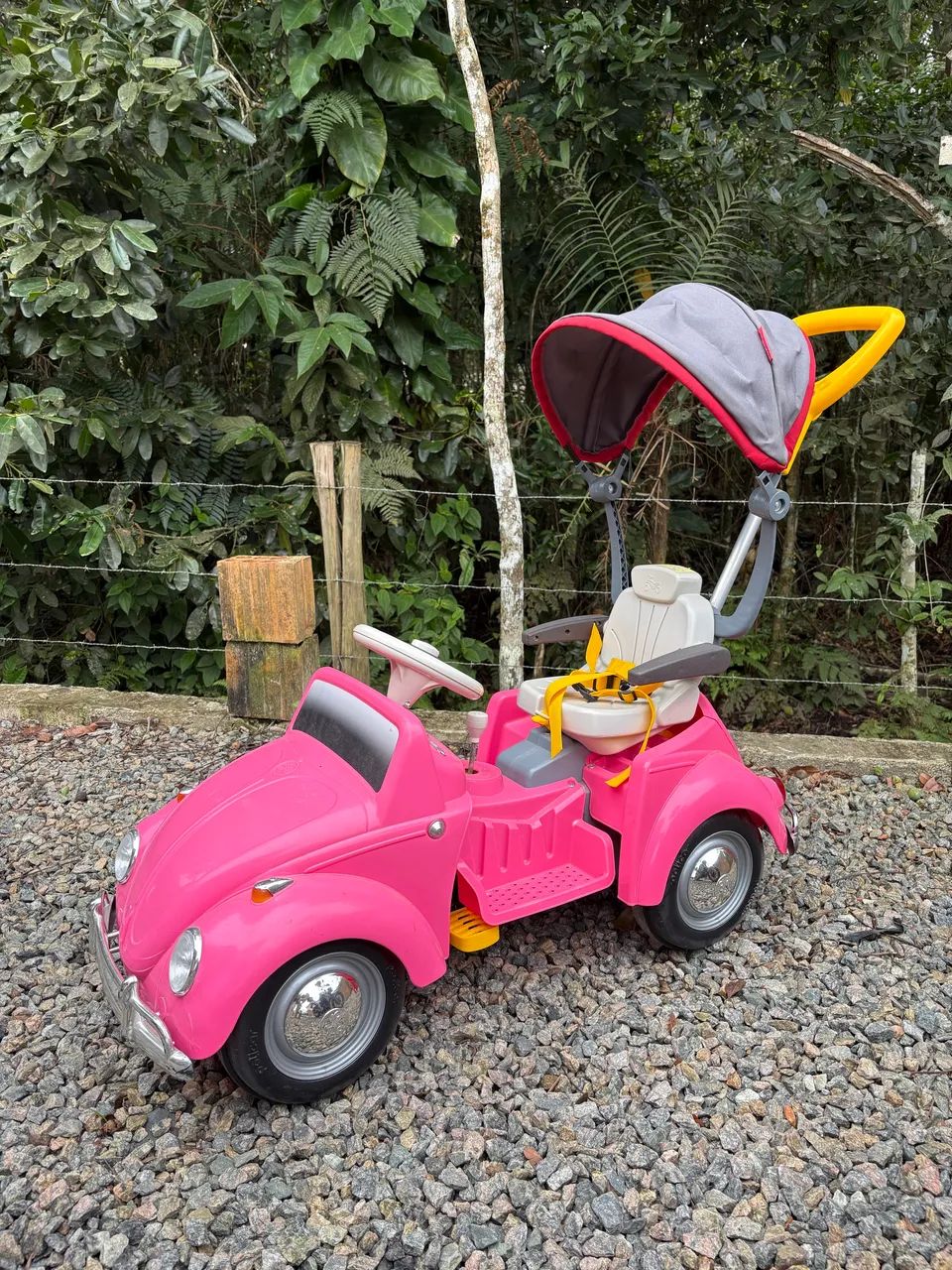 Carrinho FUSCA ROSA - Foto 4