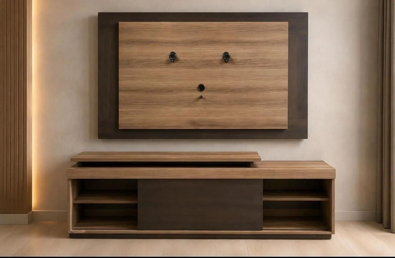 Rack com painel 
