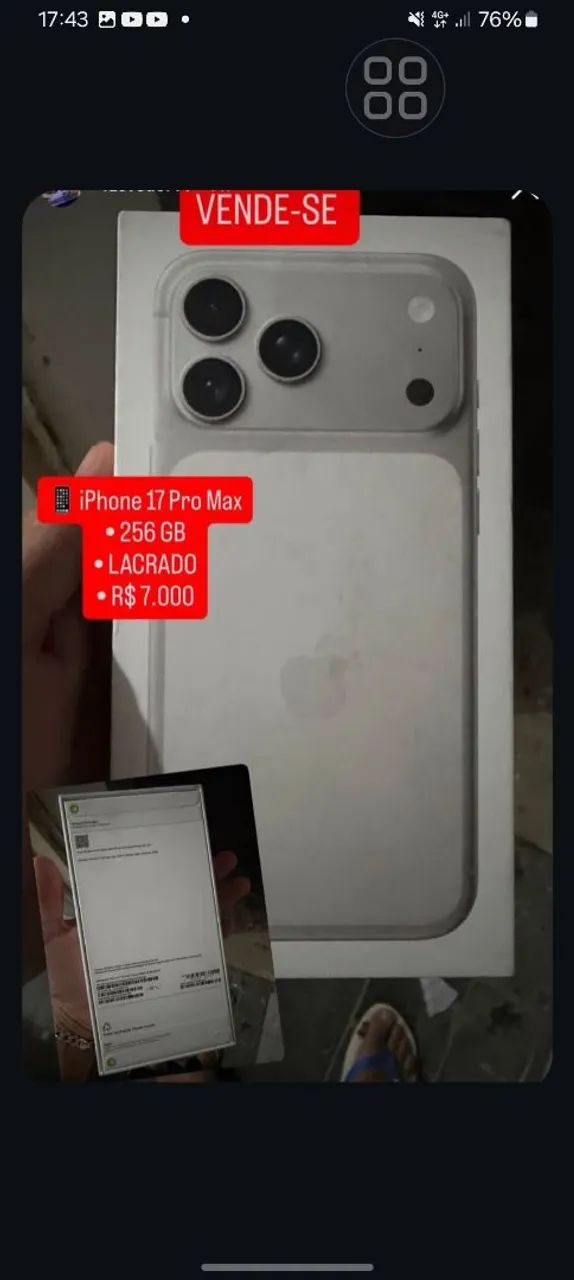 IPhone 17 pro Max 