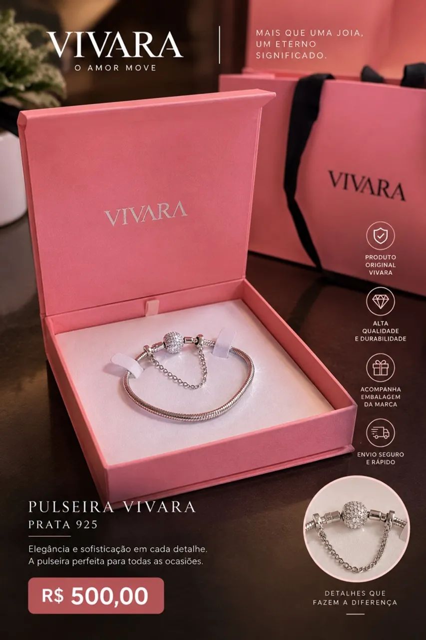 Pulseira Vivara Original  - Foto 3