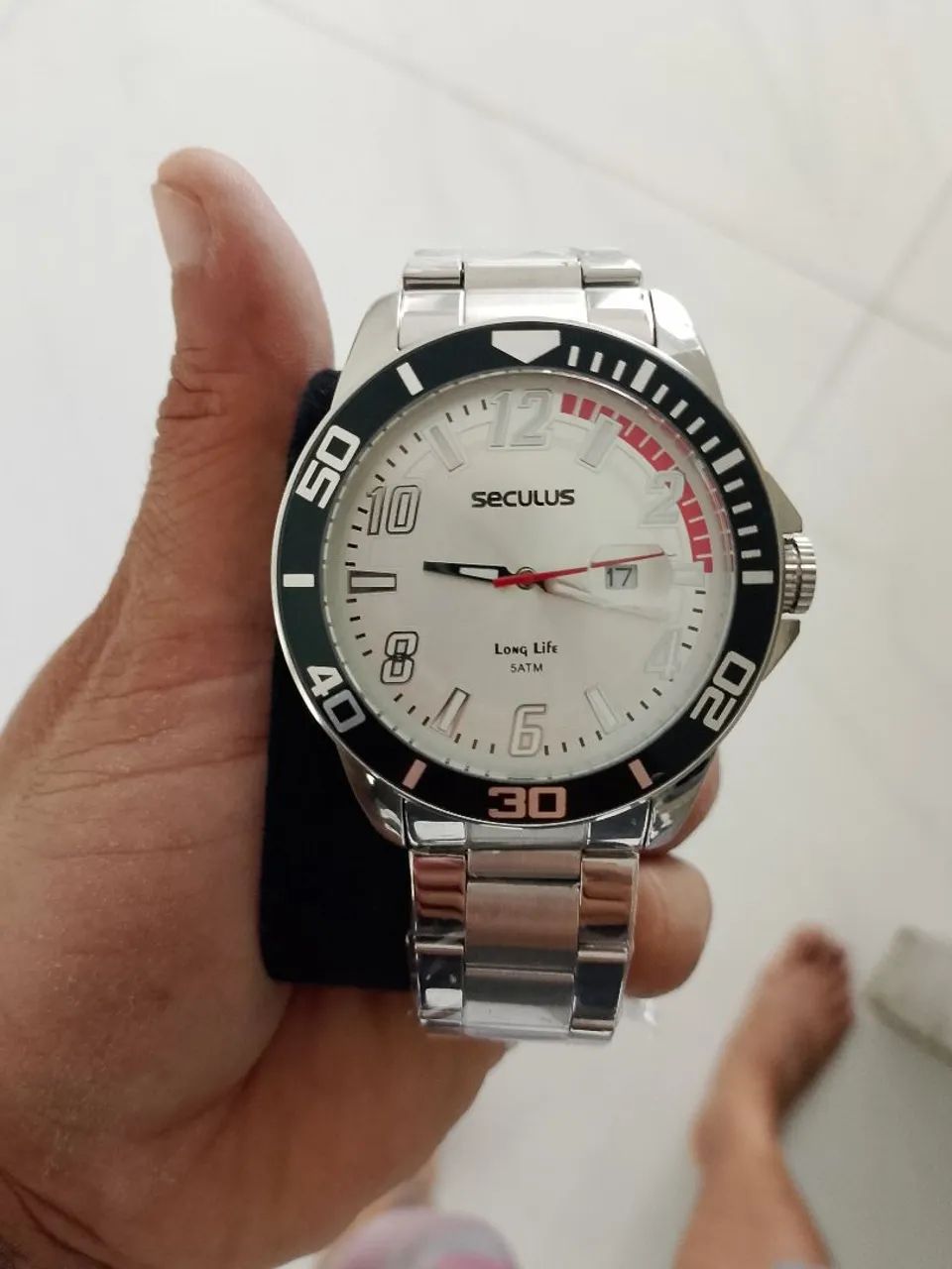 Super Relógio séculos cromado - Foto 2