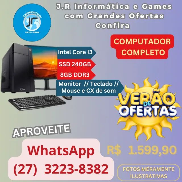 Computador Completo, Perfeitos para Trabalho e Estudos! - Foto 2