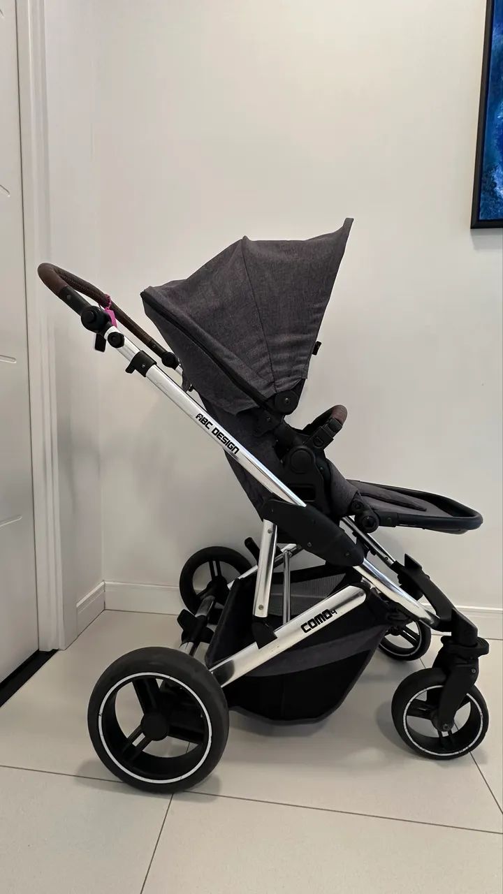 CARRINHO DE BEBÊ ABC DESIGN COMO 4 - COMPLETO ? - Foto 2