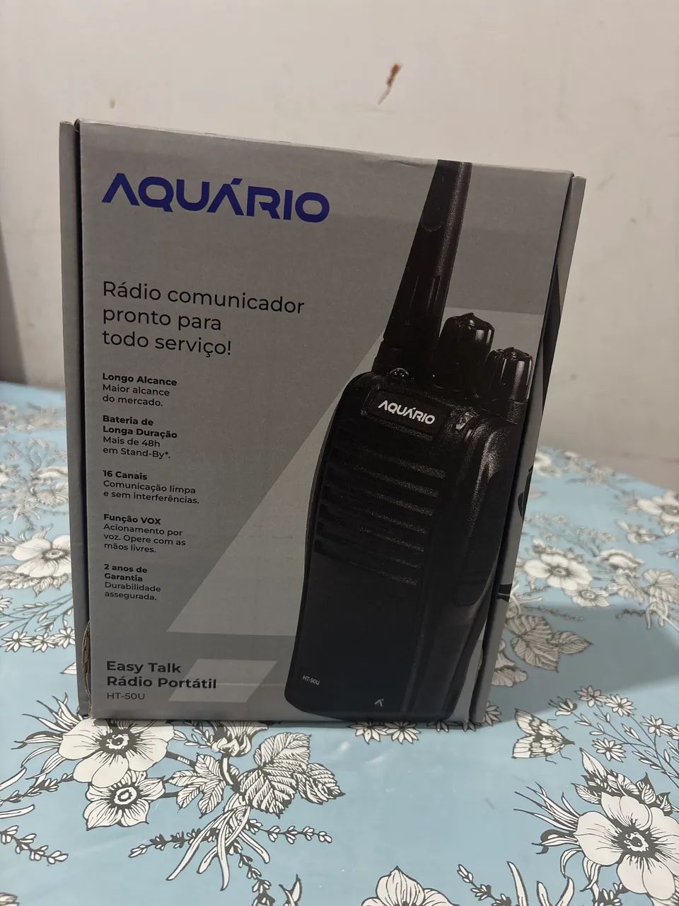 KIT COM 2 RÁDIOS COMUNICADORES PORTÁTIL 