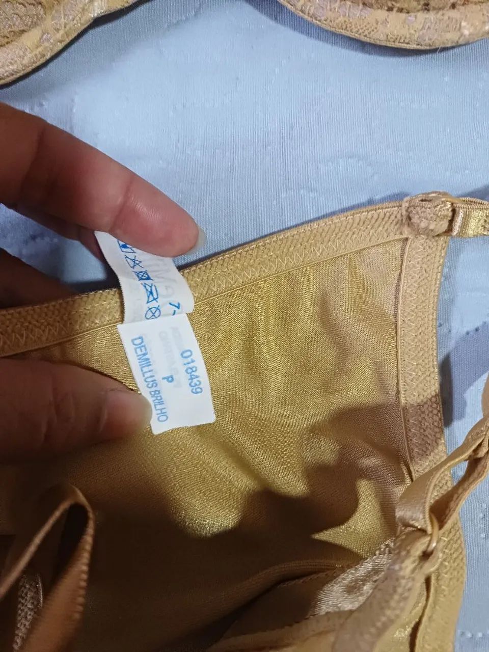 Conjunto dourado Demillus brilho  - Foto 3