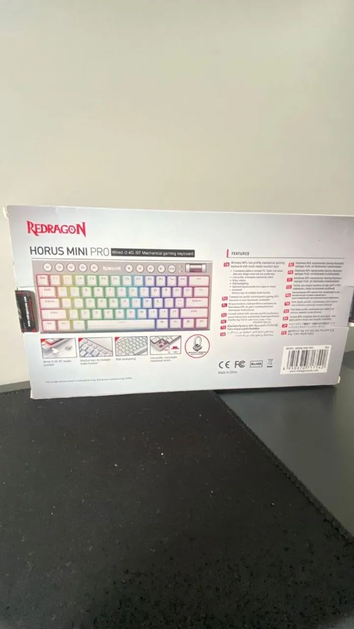 TECLADO MECÂNICO REDRAGON HORUS MINI PRO BLUETOOTH  - Foto 2