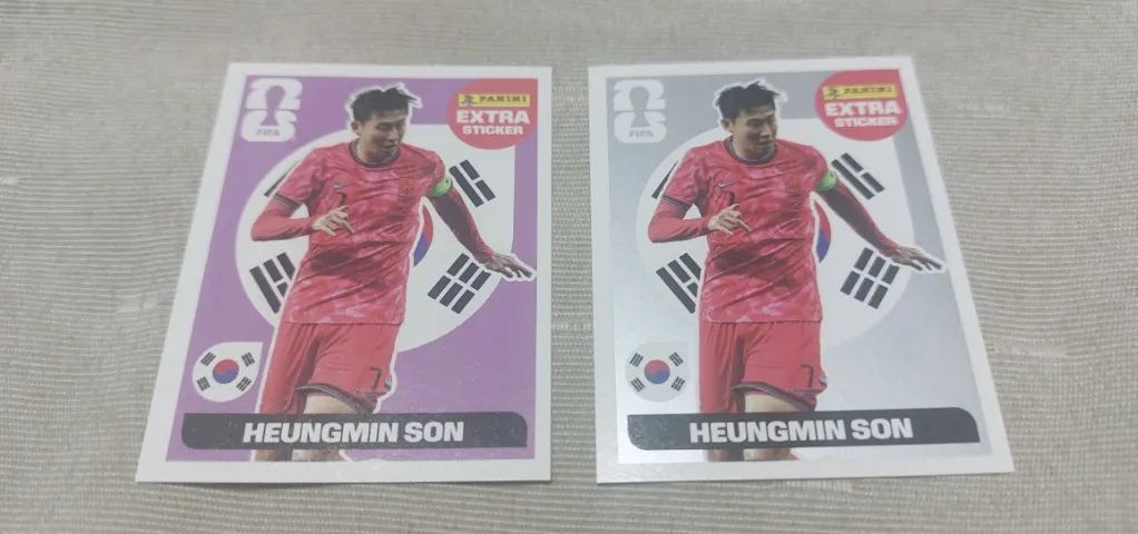 Figurinhas Legend Heungmin Son(Bordô e Prata)