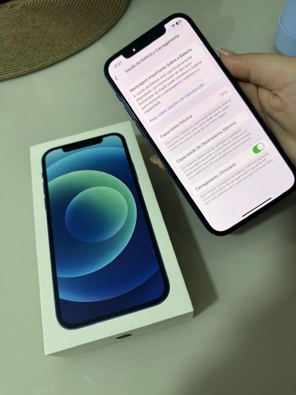 iPhone 12, 64 GB, cor Azul! - Celulares e Smartphones - Cristo