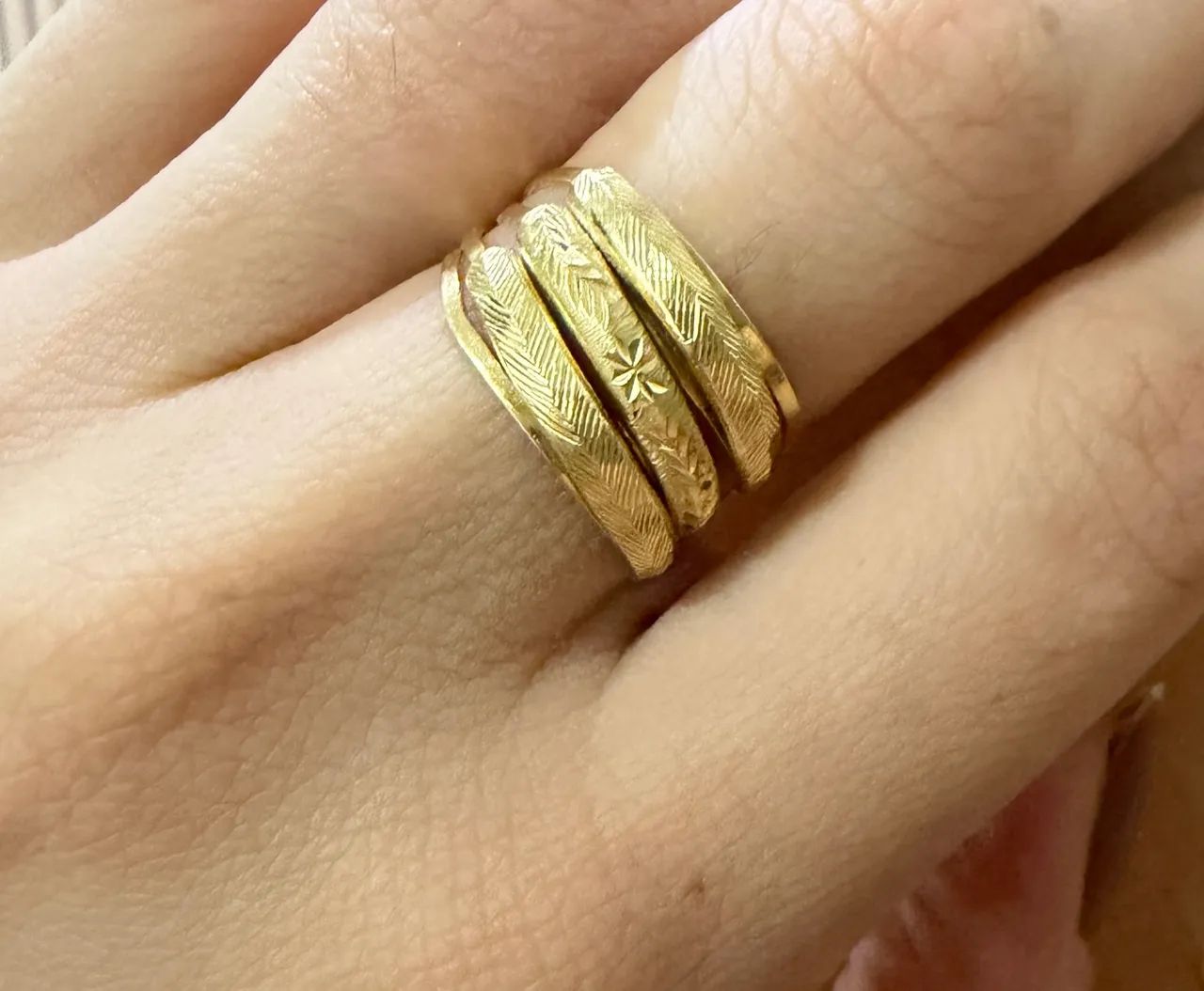 Anel de ouro 18k 