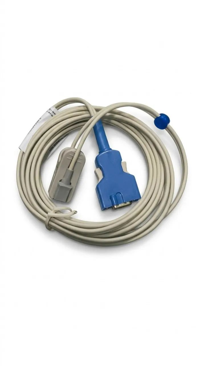 Sensor Spo2 Clip Orelha Compatível Nellcor Ncm 2.7m - Foto 3