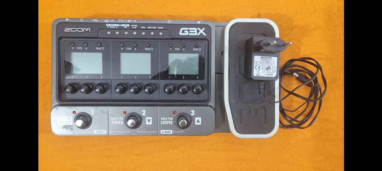 Pedaleira Zoom G3X - Funcionando perfeitamente - Equipamentos e