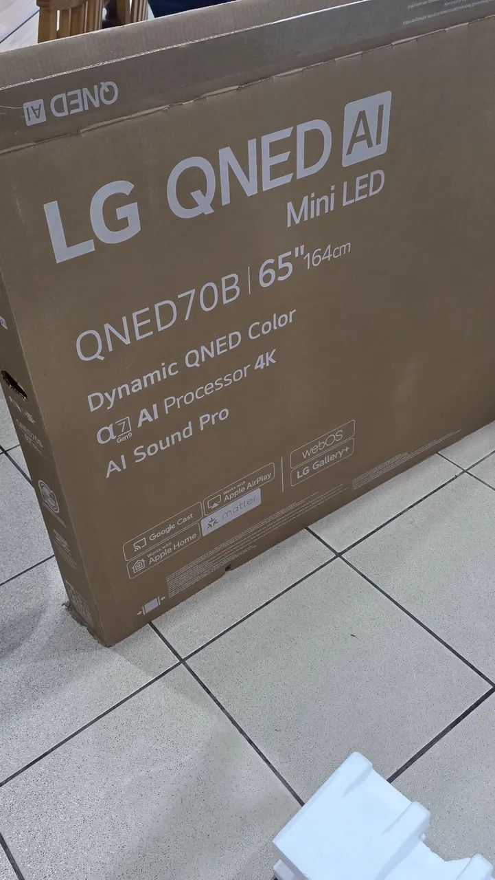 Tv qléd IA 65 polegadas zera na cx lacrada testada