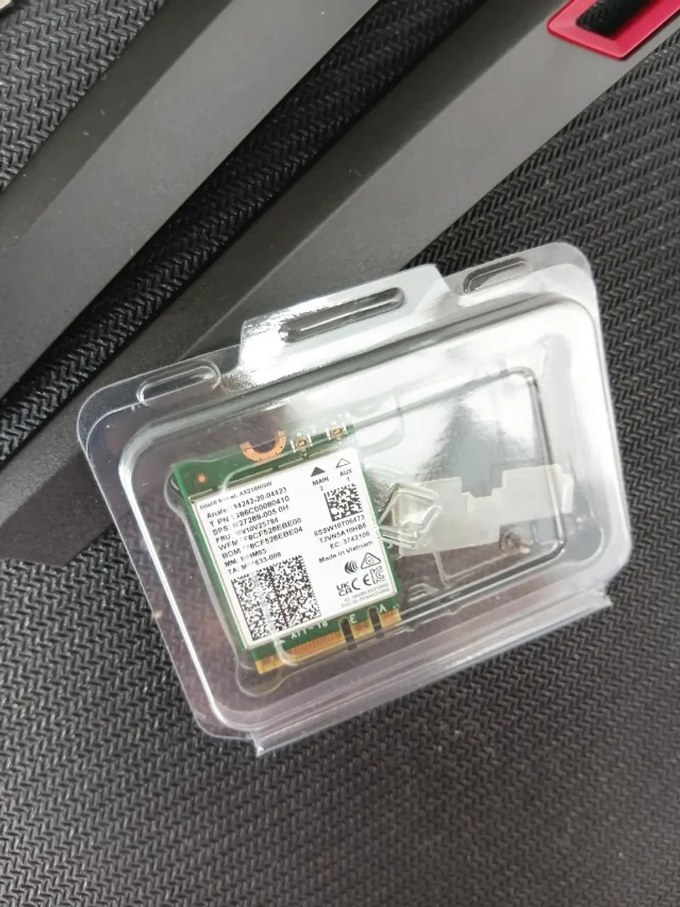 Placa Wi-Fi 6E Intel AX210 Bluetooth + Antenas 10dBi - Foto 2