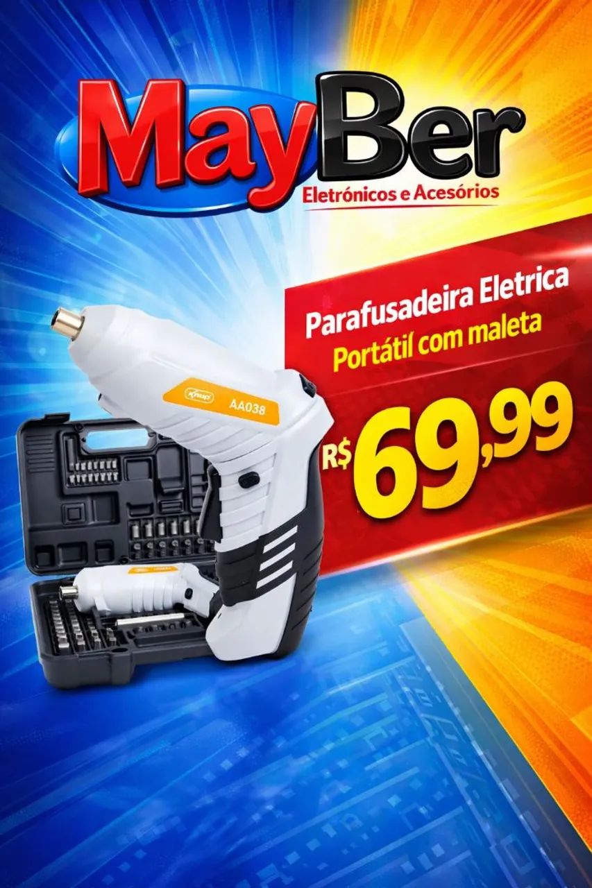 Parafusadeira elétrica  - Foto 2