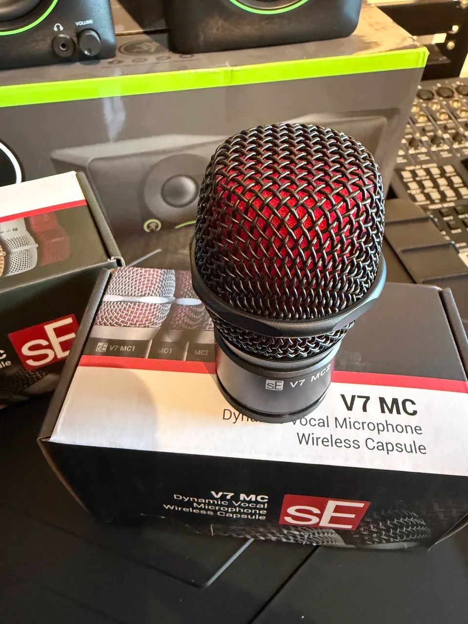 Cápsula Microfone sE Electronics V7 MC2 Supercardioide Preto Vocal - Foto 3