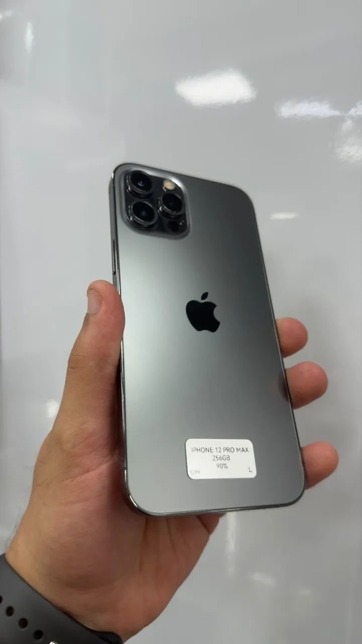 IPHONE 12 PRO MAX 256GB CINZA - Celulares e Smartphones
