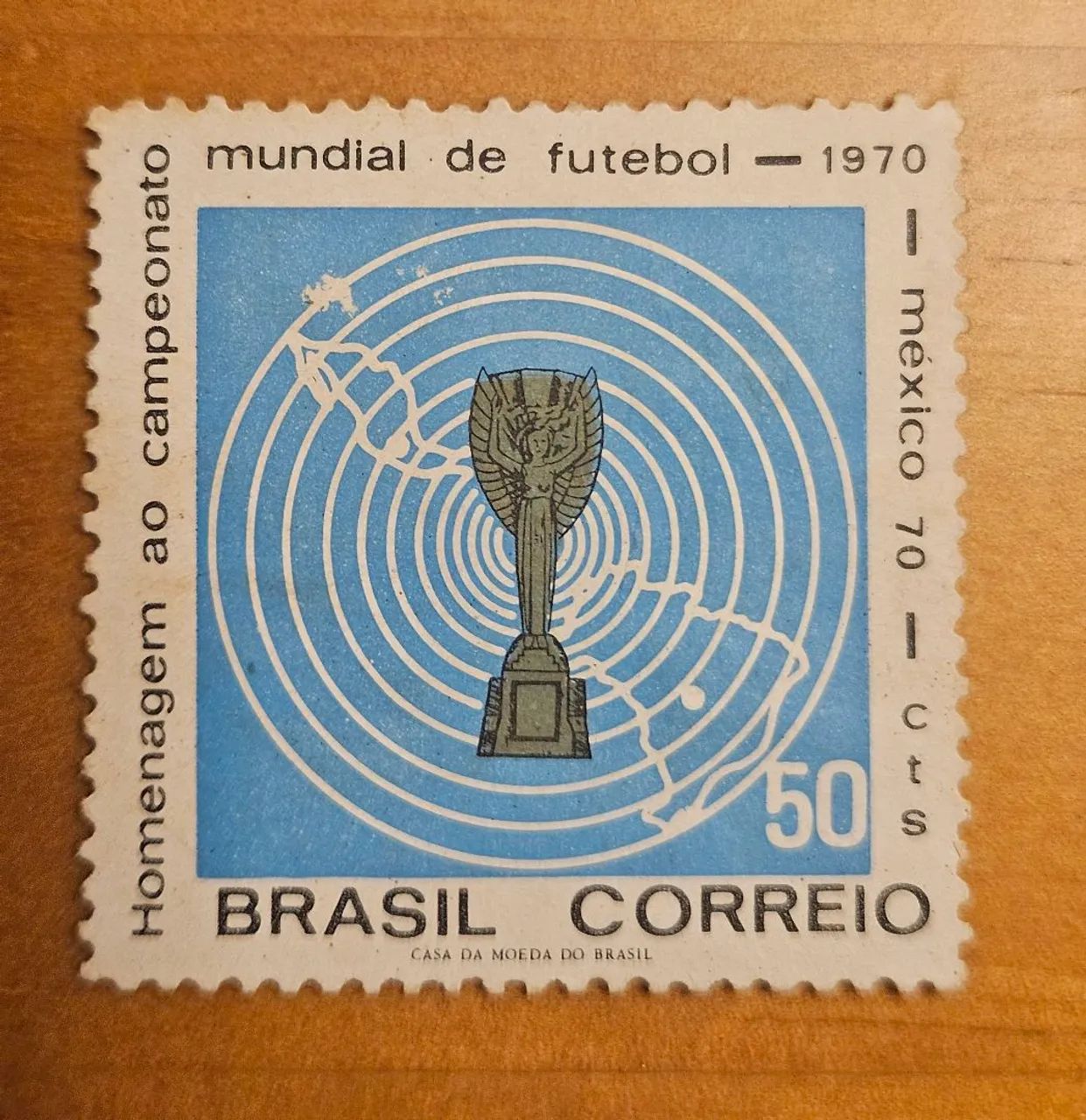 SELO COMEMORATIVO COPA 1970 - Foto 2