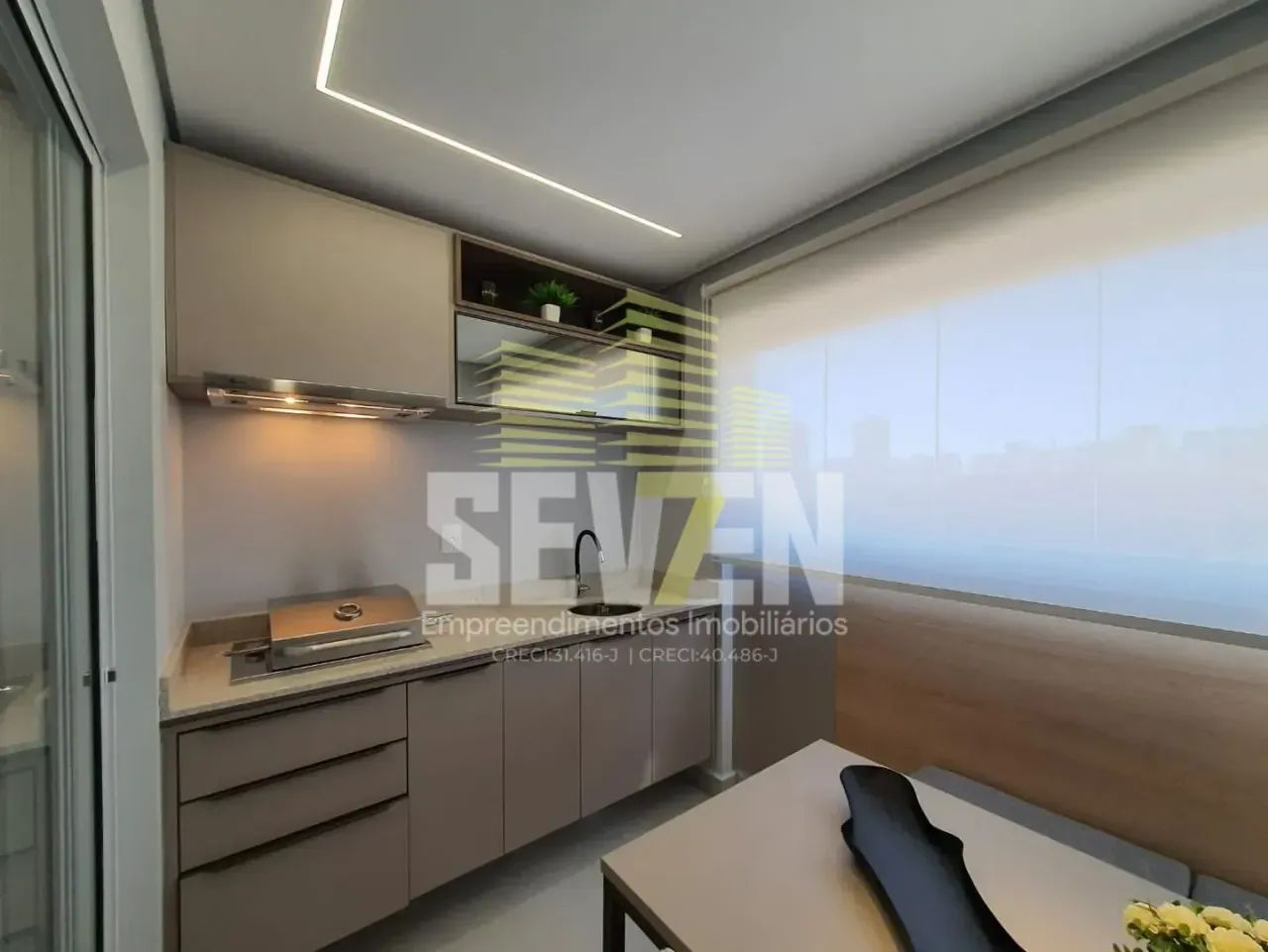 Apartamento com 1 Quarto no Edifício Red Centro Bauru  Varanda Gourmet - Foto 4