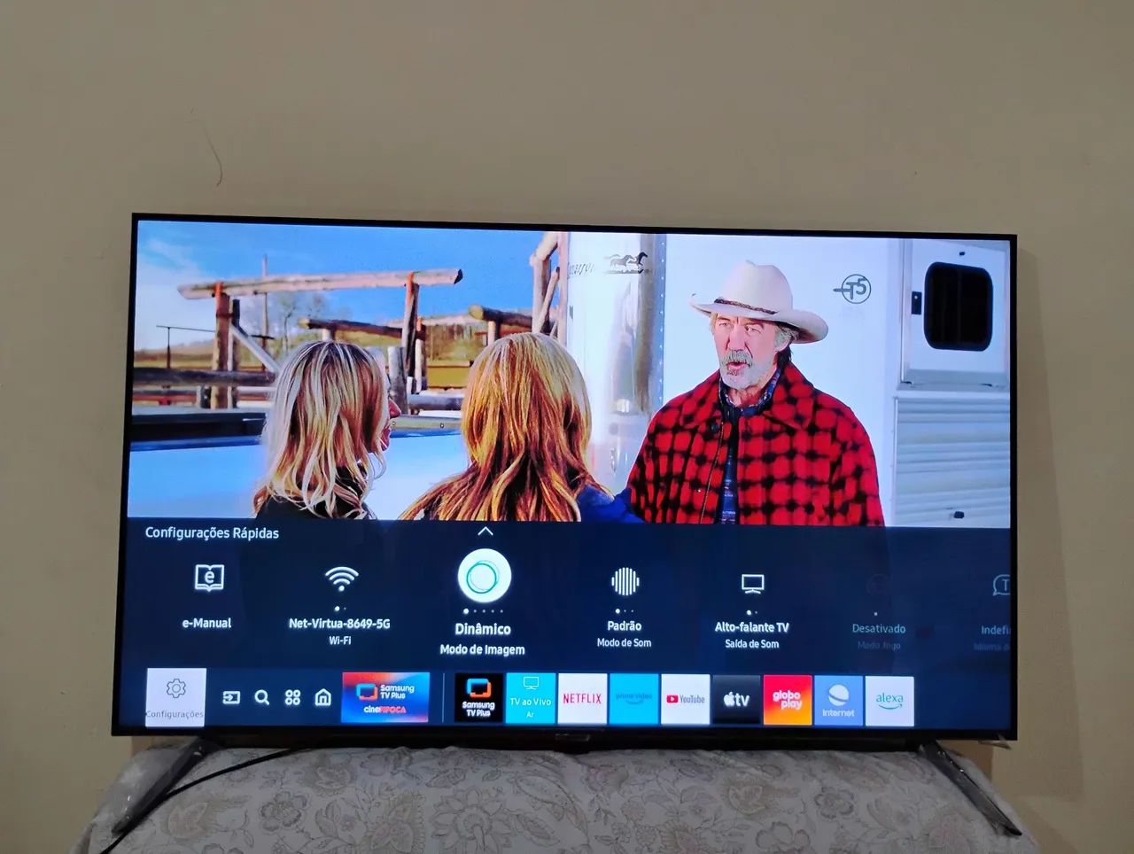TV Smart 4K 43 polegadas Samsung - Foto 4