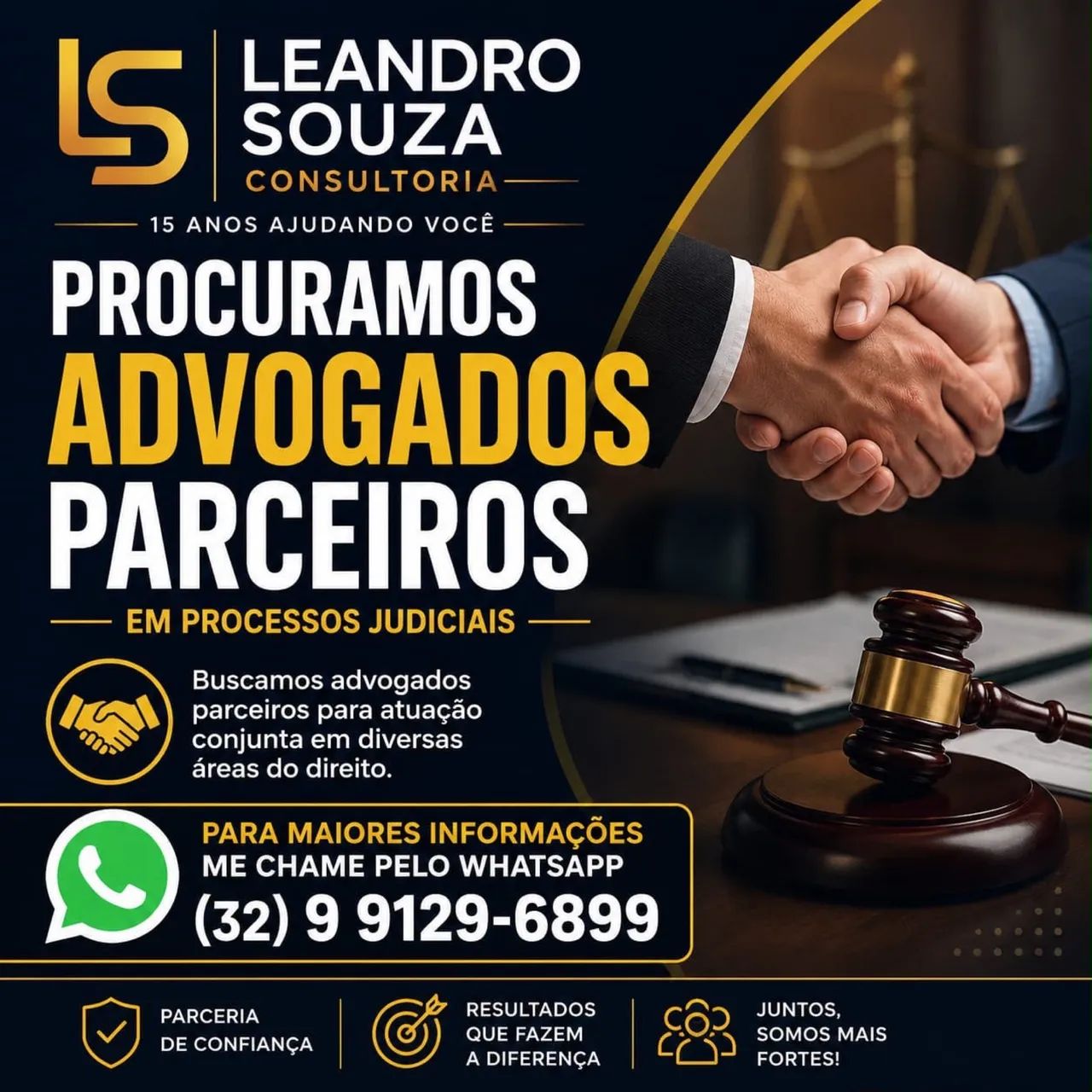 OPORTUNIDADE PARA ADVOGADOS 