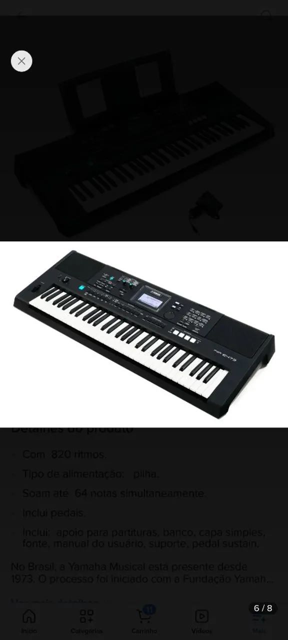 Teclado novo 