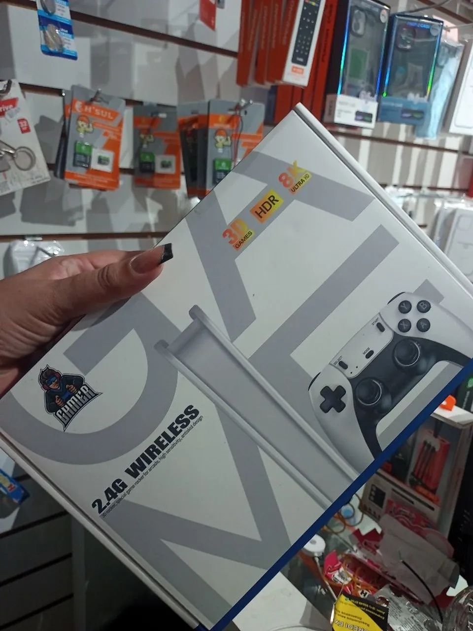 Game Stick com dois controles  - Foto 5