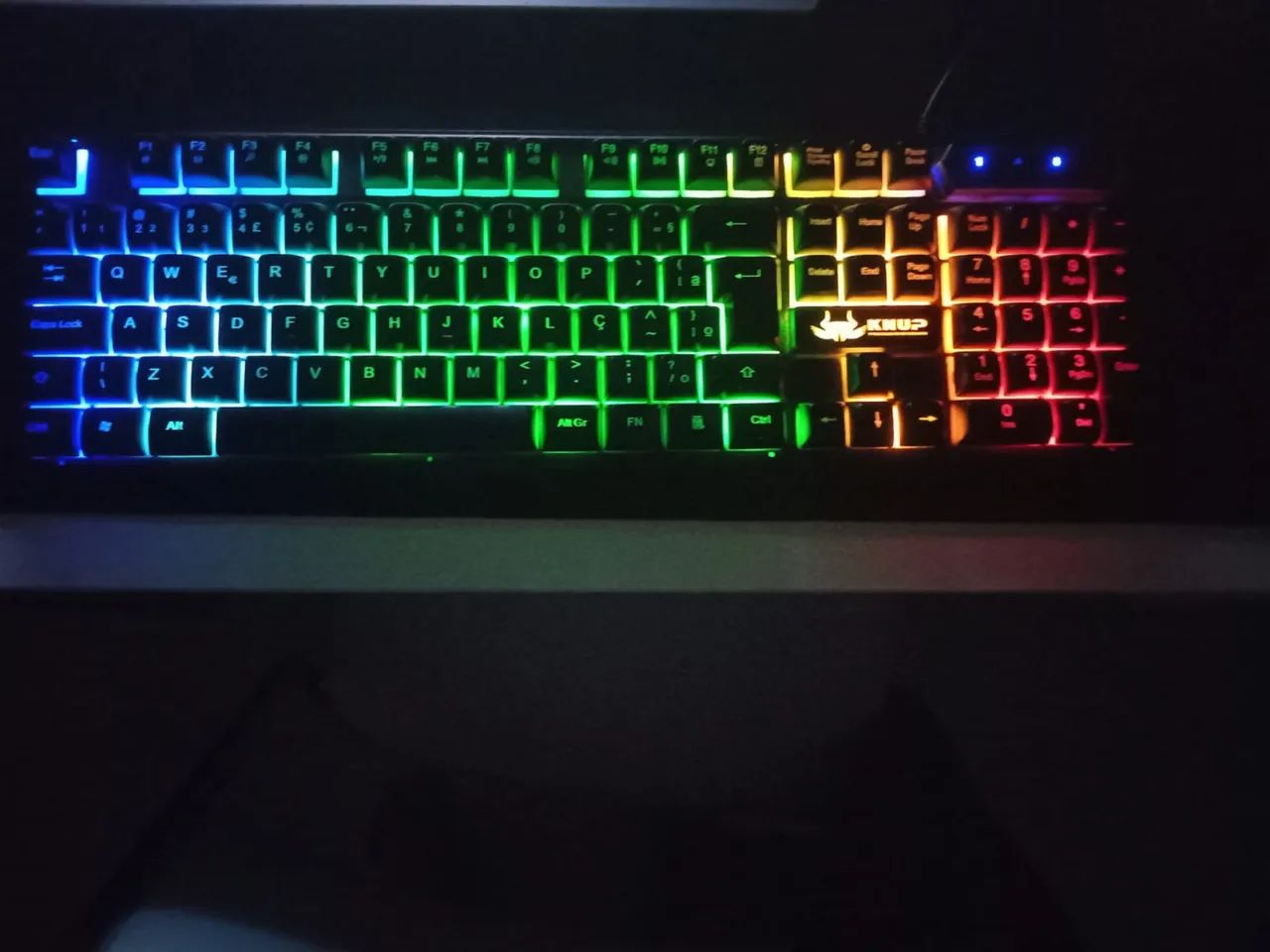 Teclado semi-mecânico com rob com fio - Foto 2
