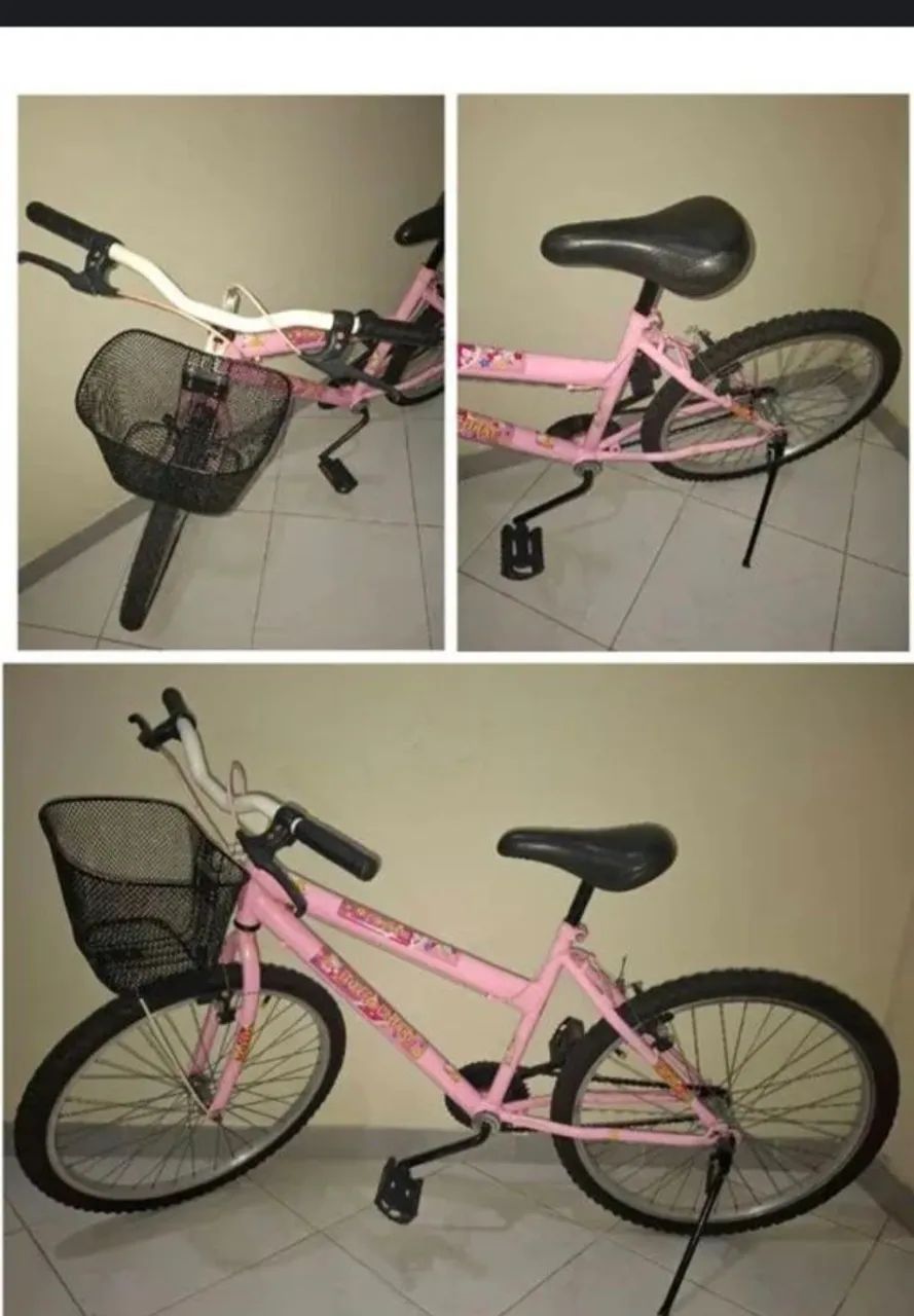 Bicicleta rosa  - Foto 2