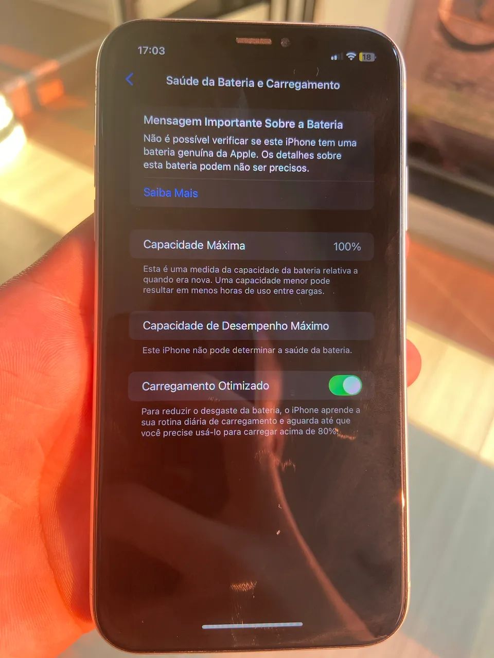 iPhone XR ? Tudo Funcionando | Só Traseira Trincada | Bateria Nova - Foto 4